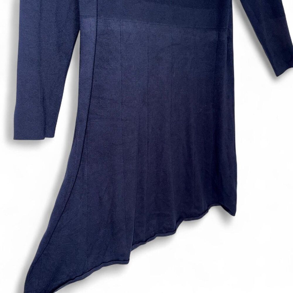 Tommy Hilfiger Navy & Cream Contrast Knit Sweater Dress size XL - Picture 4 of 9